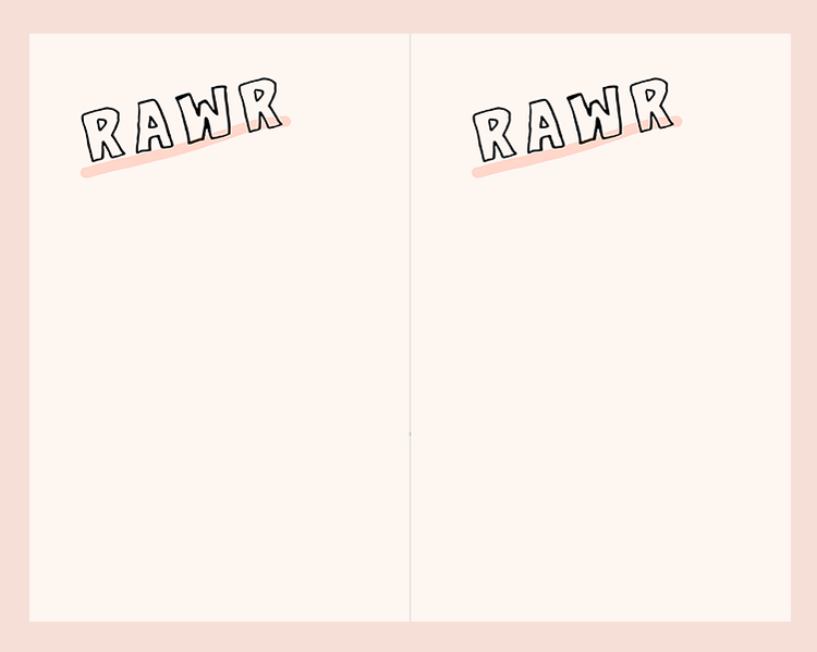 RAWR Dinosaur {pink} Collection ♡