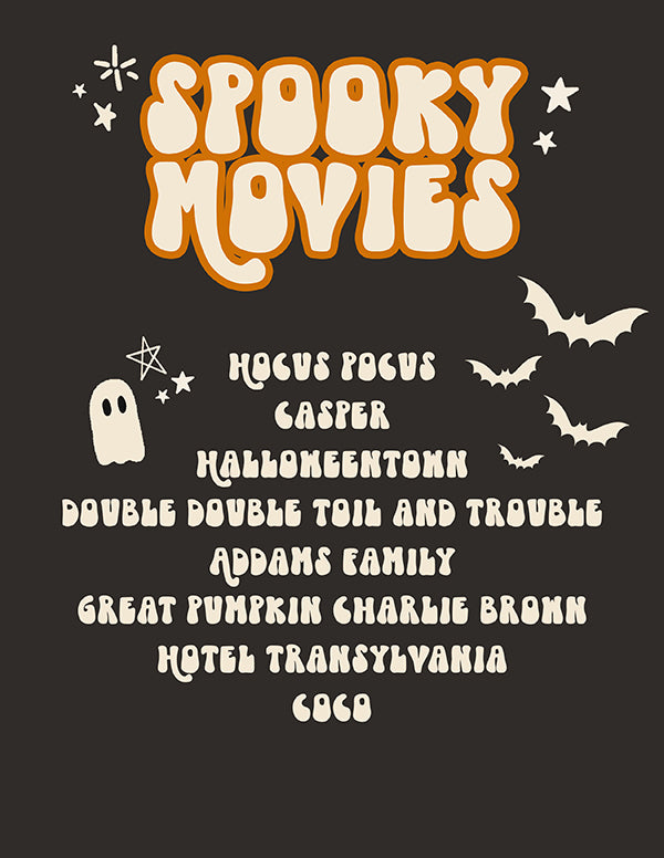Spooky Movie List