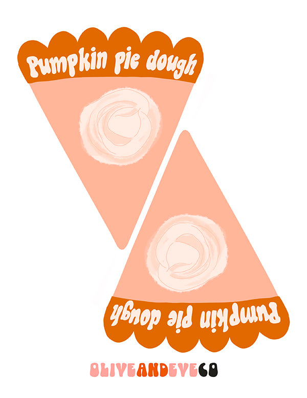 Pumpkin Pie Dough Tags