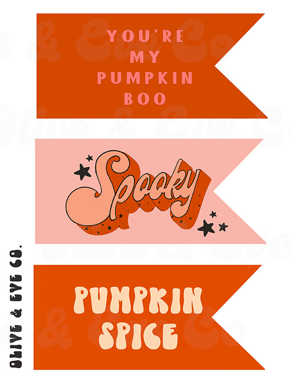 Groovy Halloween Banners