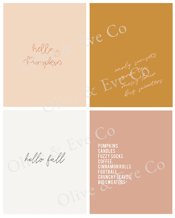 Autumn Digital Collection
