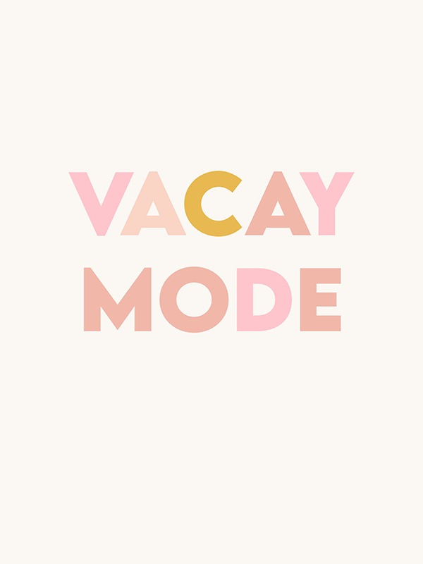 Oh Hey Vacay // Blush Collection ♡