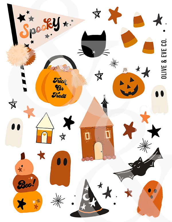 Halloween Sticker + Tattoo Collection ♡