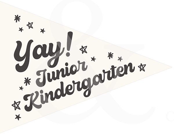 VPK+Junior Kindergarten Flags & Banners ♡