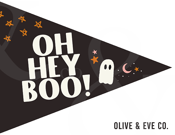 Oh Hey Boo! Flags