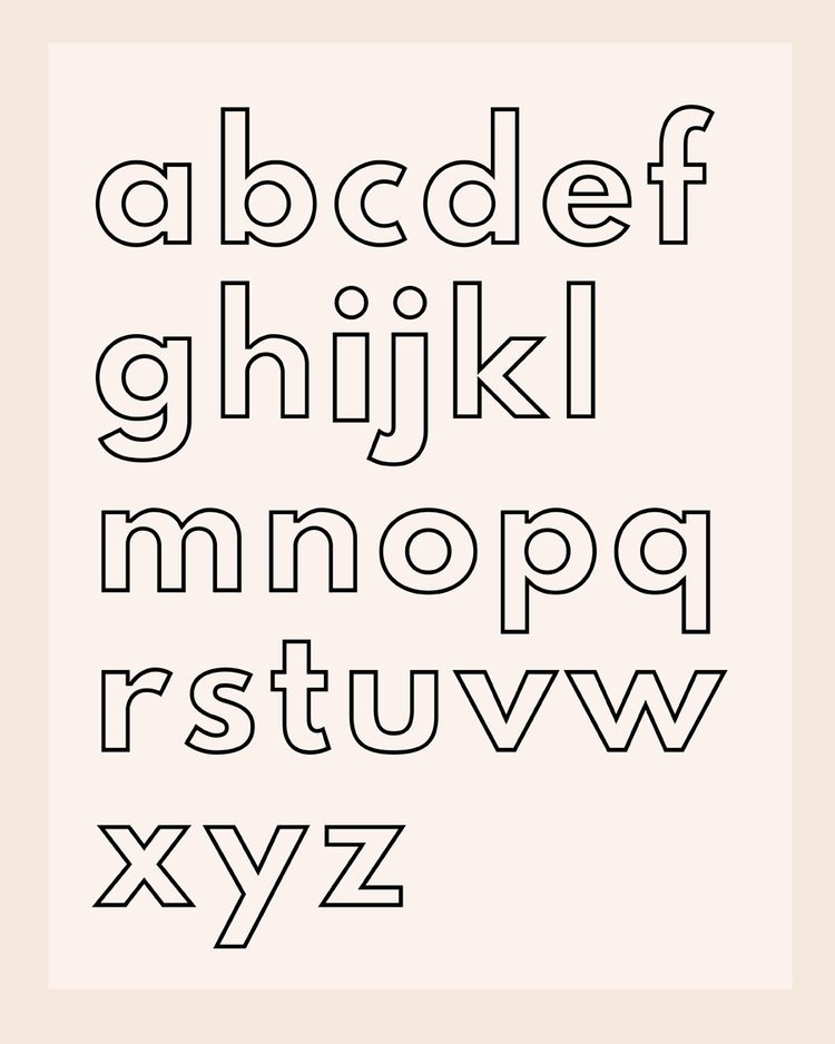 Alphabet Collection / Neutral
