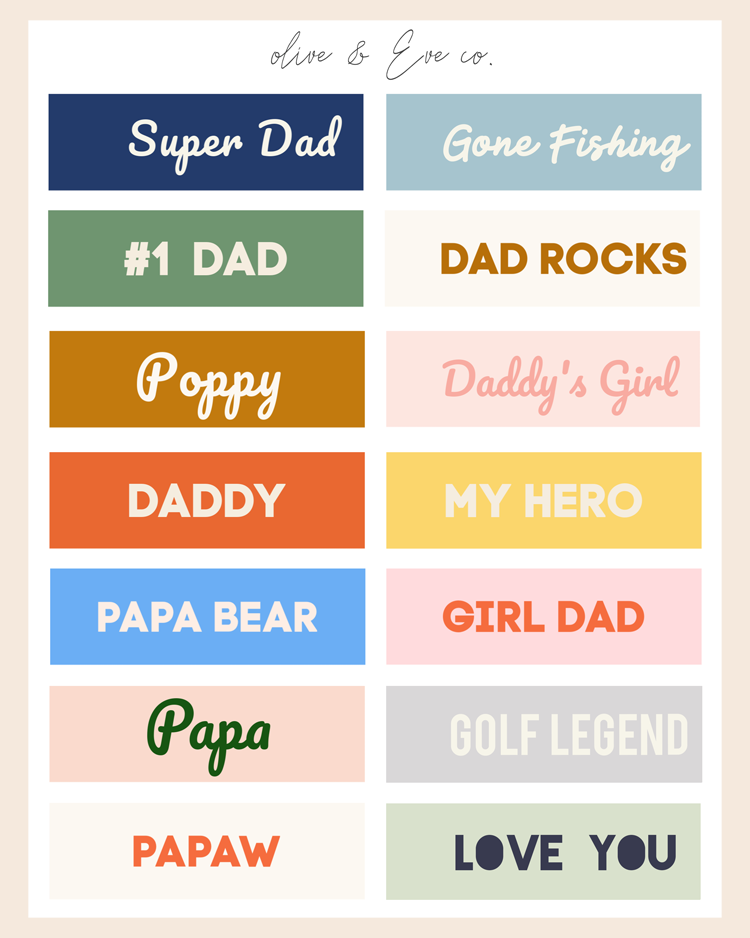 Best Dad Ever // Father's Day Collection ♡
