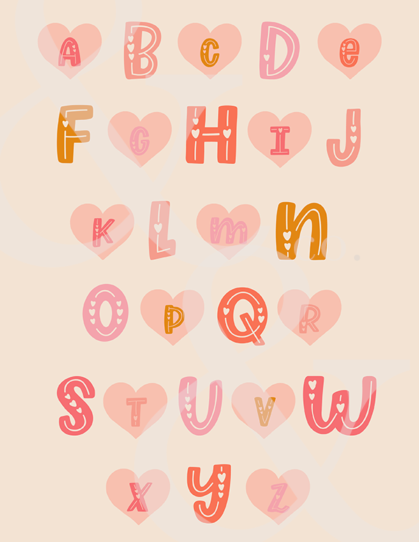 Valentine ABC Collection