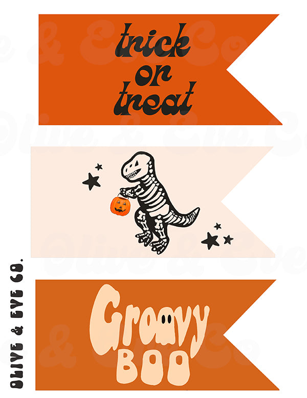 Groovy Halloween Banners
