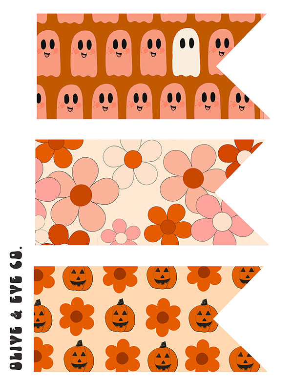 Groovy Halloween Banners