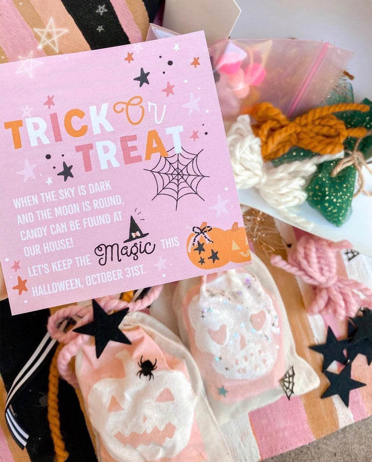 Trick Or Treat Gift Tags // Collaboration with A MagicalMess ♡