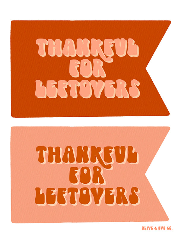 Retro Thankful for Leftovers
