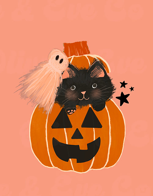 Pumpkin Kitty Boo