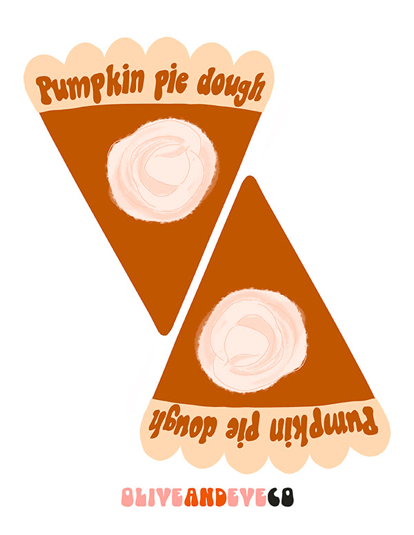 Pumpkin Pie Dough Tags