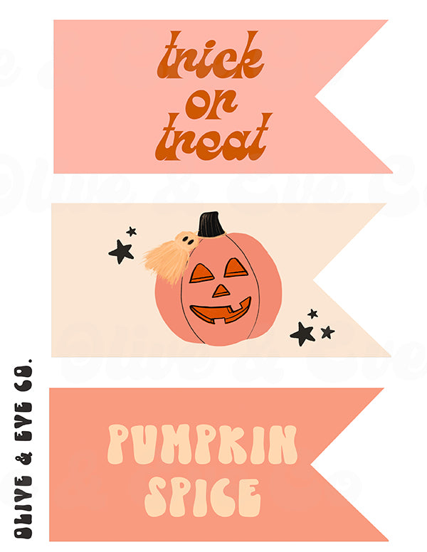 Groovy Halloween Banners