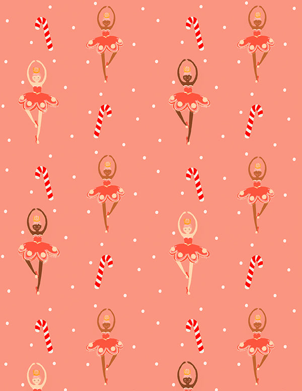 Christmas Dollhouse Wallpaper