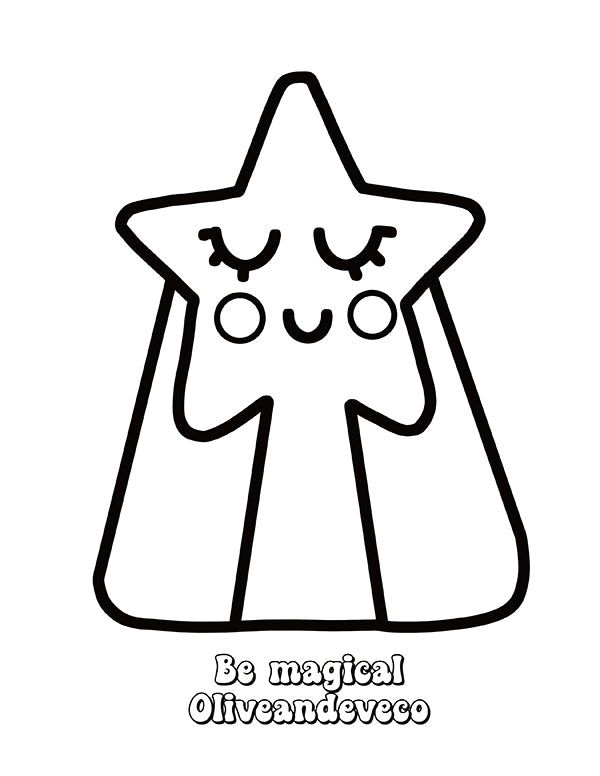 Marshmallow Wishes Coloring Pages