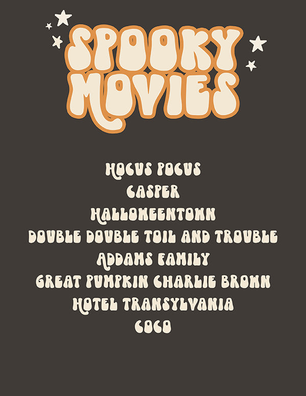 Spooky Movie List