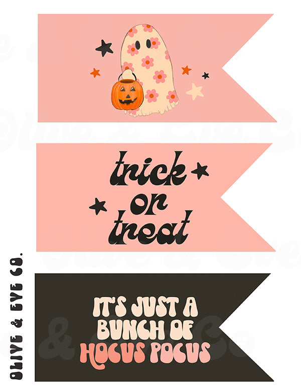 Groovy Halloween Banners