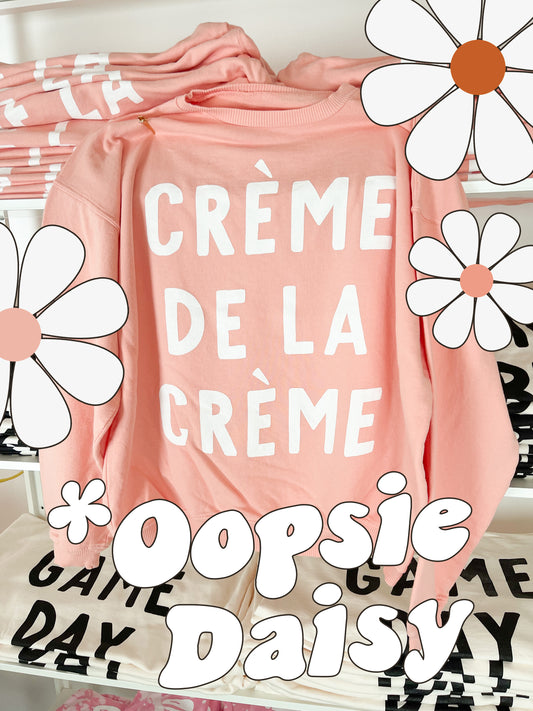 Oopsie Daisy Crème de la Crème Women's Oversized French Terry
