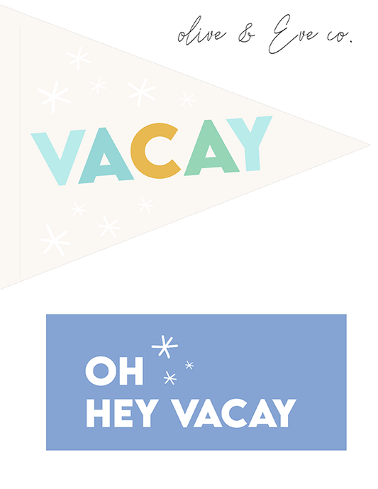 Oh Hey Vacay // Indigo Collection ♡