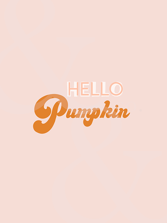 Hello Pumpkin Print ♡