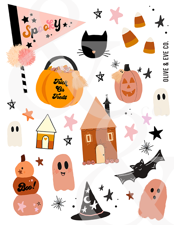 Halloween Sticker + Tattoo Collection ♡