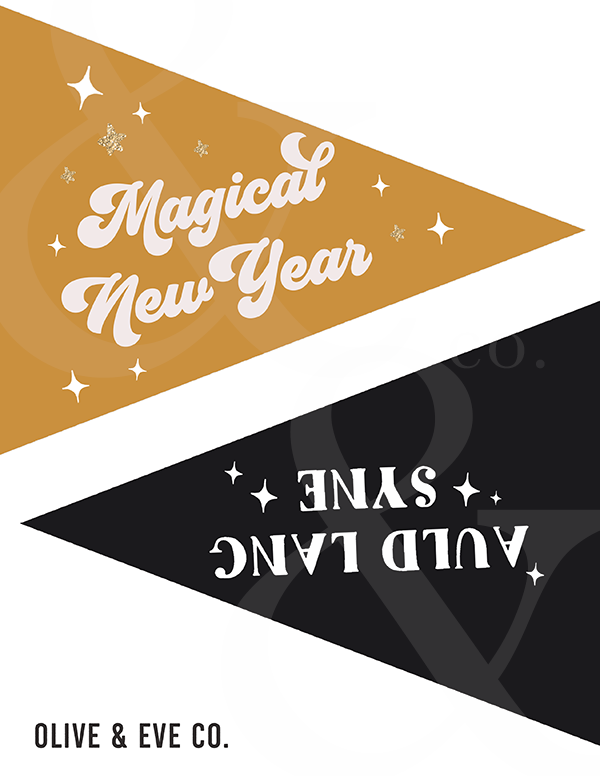 Happy New Year Pennants