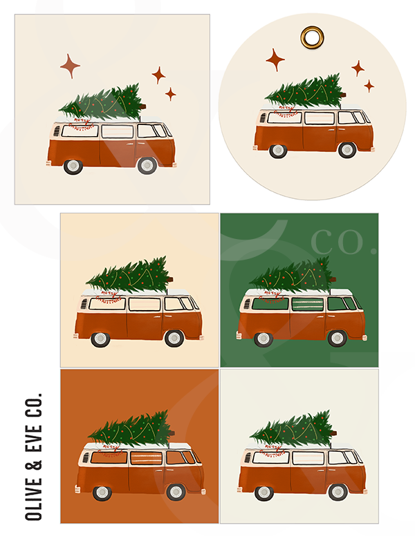 Merry Christmas Van Collection