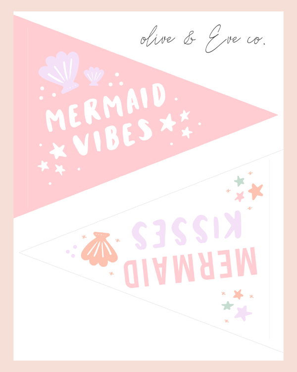 ♡ Mermaid Flags ♡