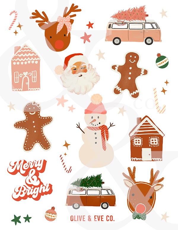 Christmas Sticker Collection