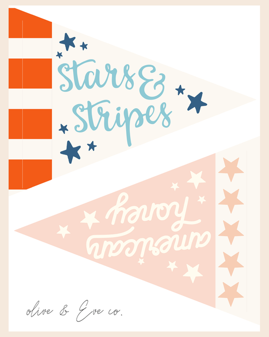 Flags + Tags // Fourth Of July Collection ♡