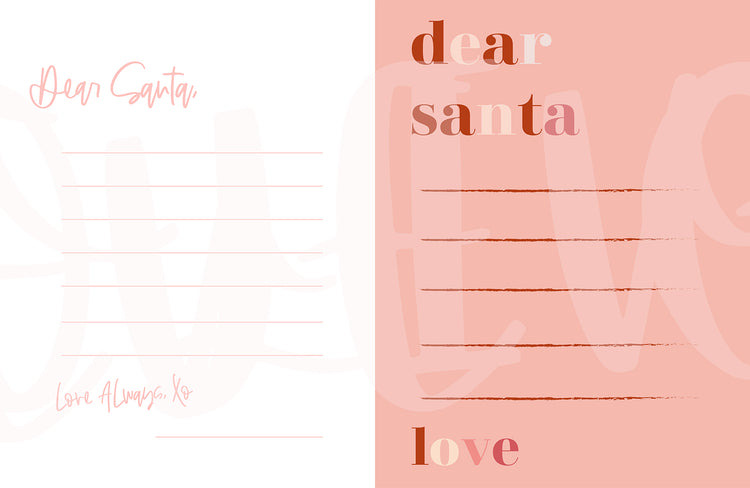 Dear Santa // Letter